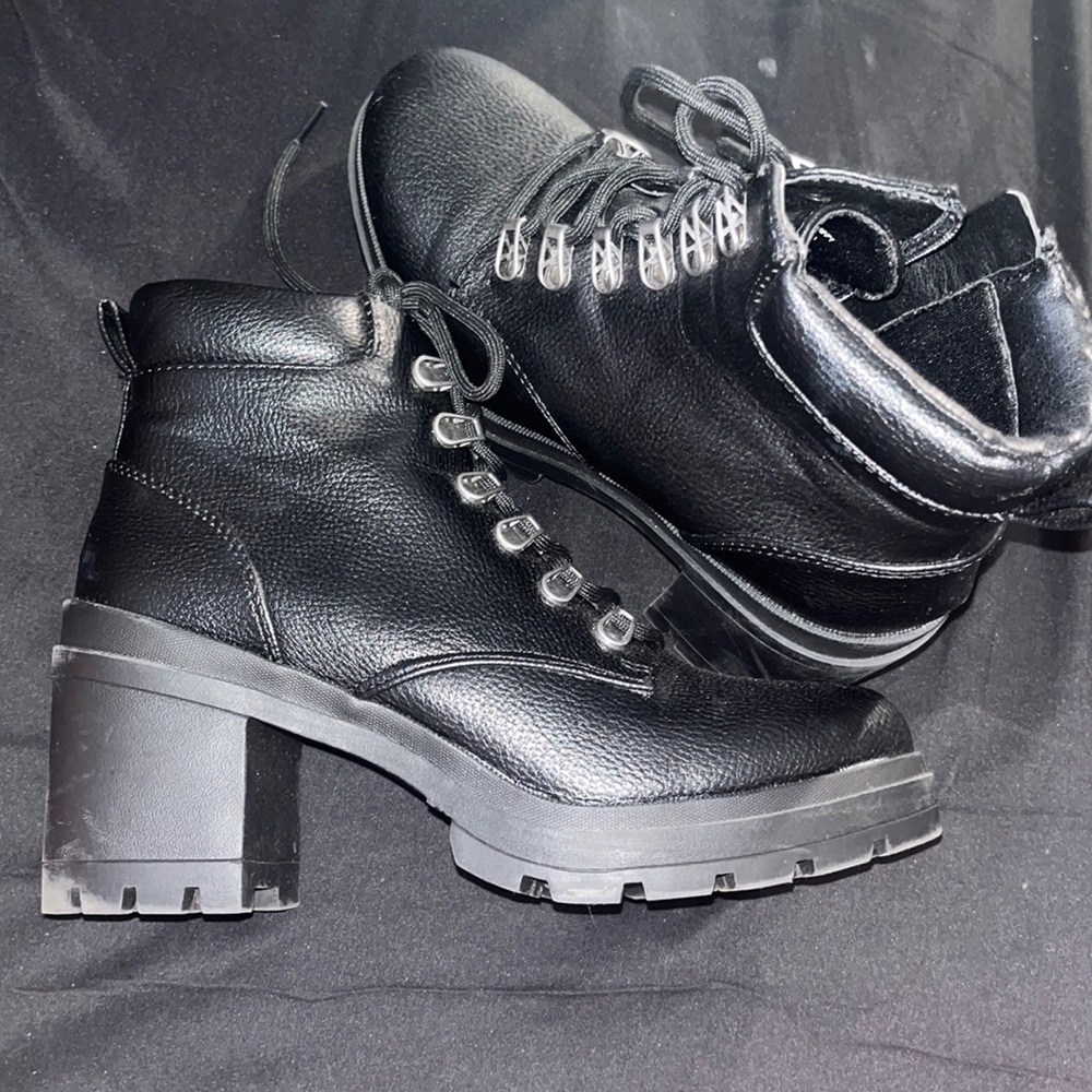 black boots